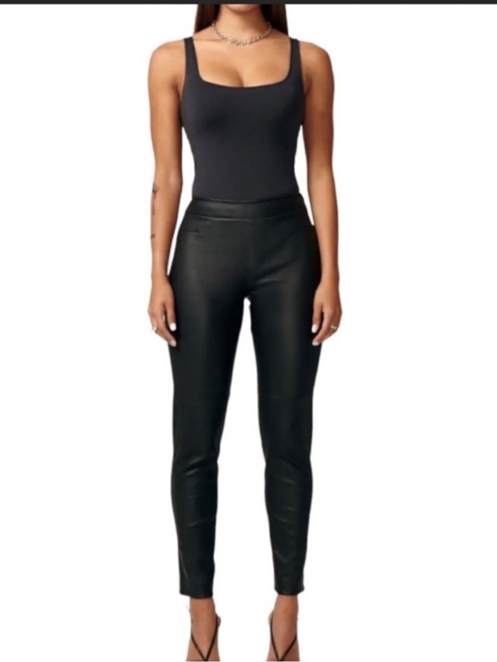 NWT LITA by Ciara Lamb Leather Leader Pants